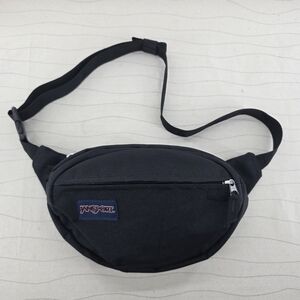 JanSport Unisex Fifth Ave Fanny Pack Black Travel Hip Bag